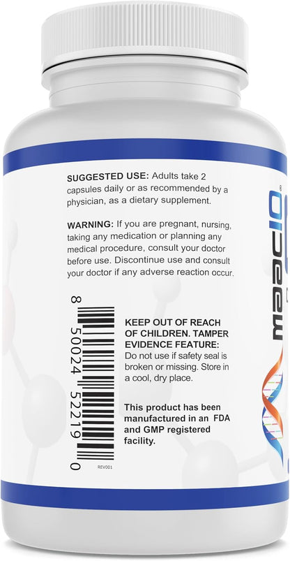 MAAC10 NMNH - NAD+ Booster Food Supplement - 250 mg, 60 Capsules