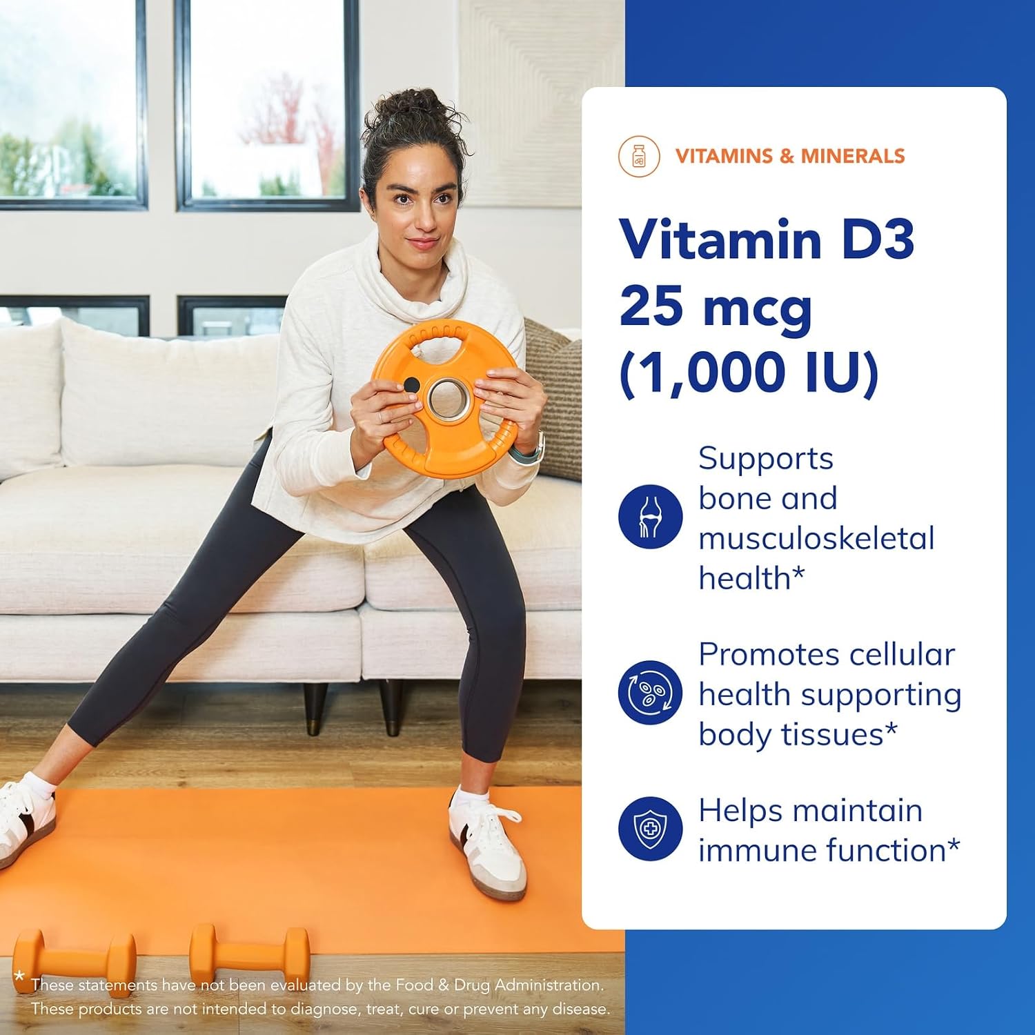 Pure Encapsulations Vitamin D3 25 µg (1,000 IU) - 60 Capsules - görsel 3
