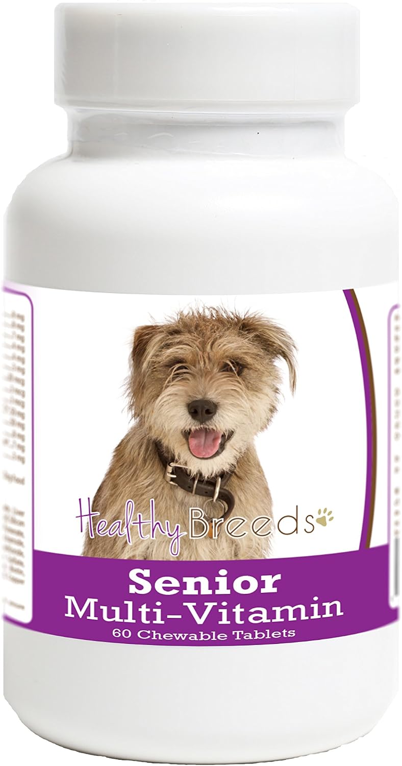 Healthy Breeds Mutt Senior Dog Multivitamin Tablets, 60 Count - görsel 1