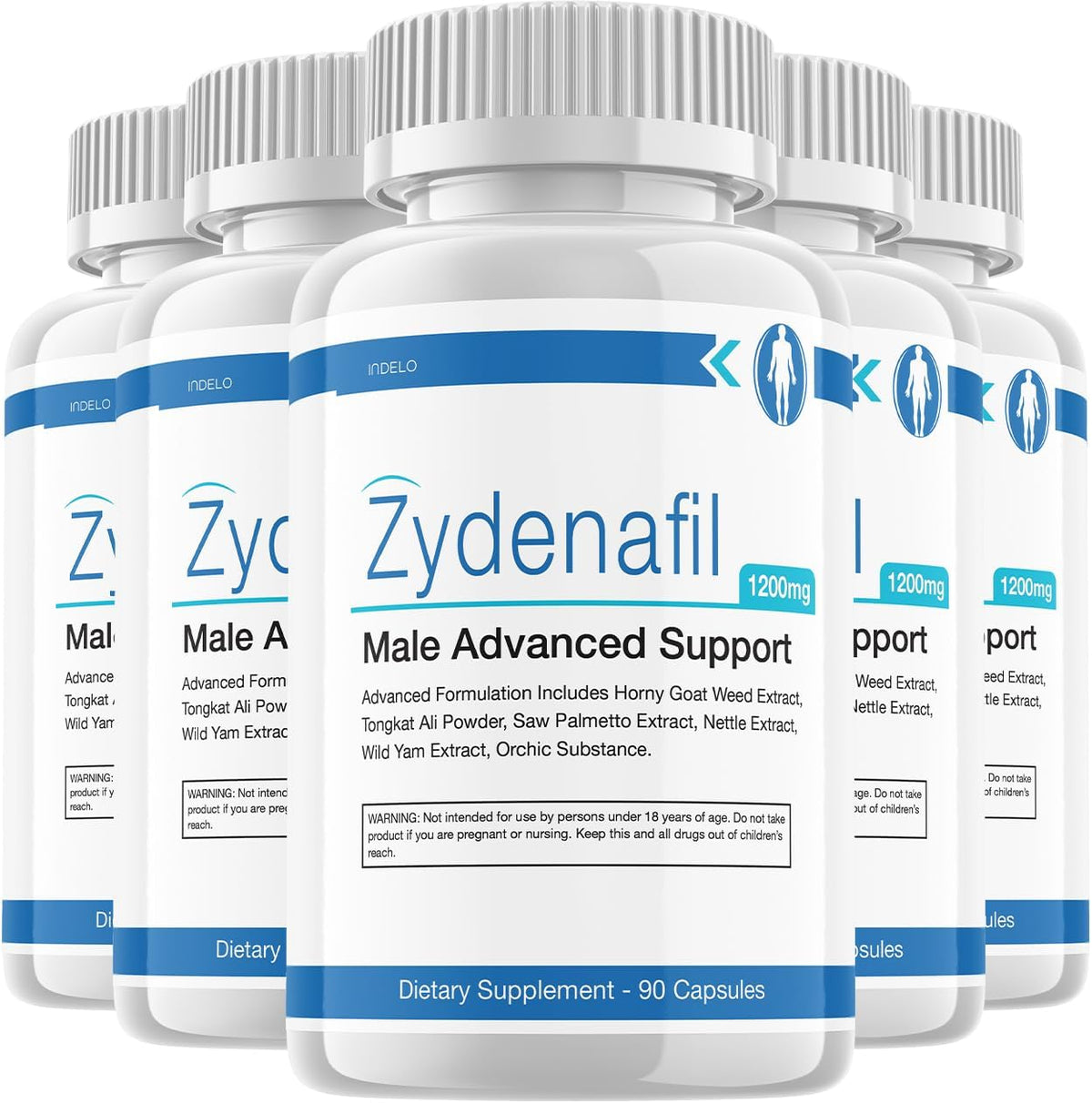 Zydenafil for Men - Advanced Performance Supplement (300 Capsules, 5-Month Supply) - görsel 1