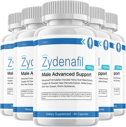 Zydenafil for Men - Advanced Performance Supplement (300 Capsules, 5-Month Supply)