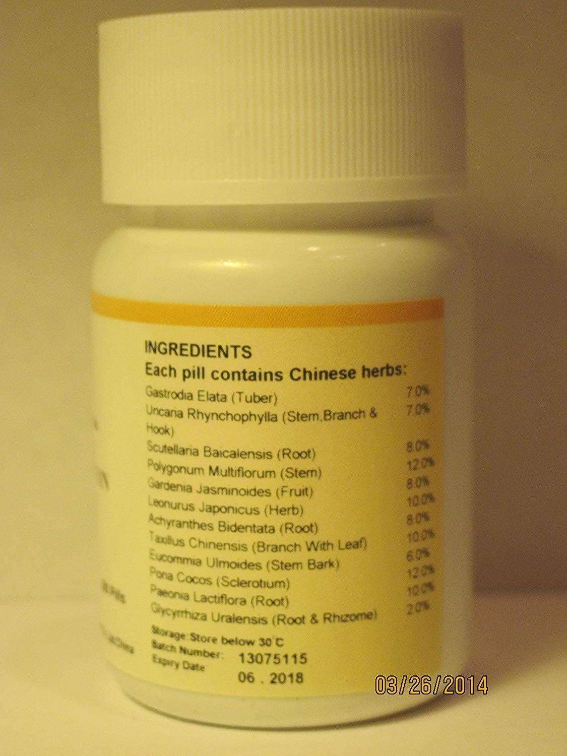 Tian Ma Gou Teng Yin - Gastrodia and Uncaria Formula, 200 Pills - görsel 2