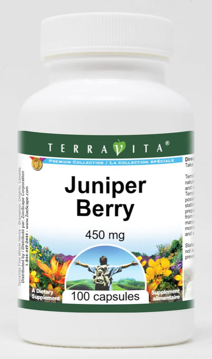 Juniper Berry 450 mg – 100 Capsules