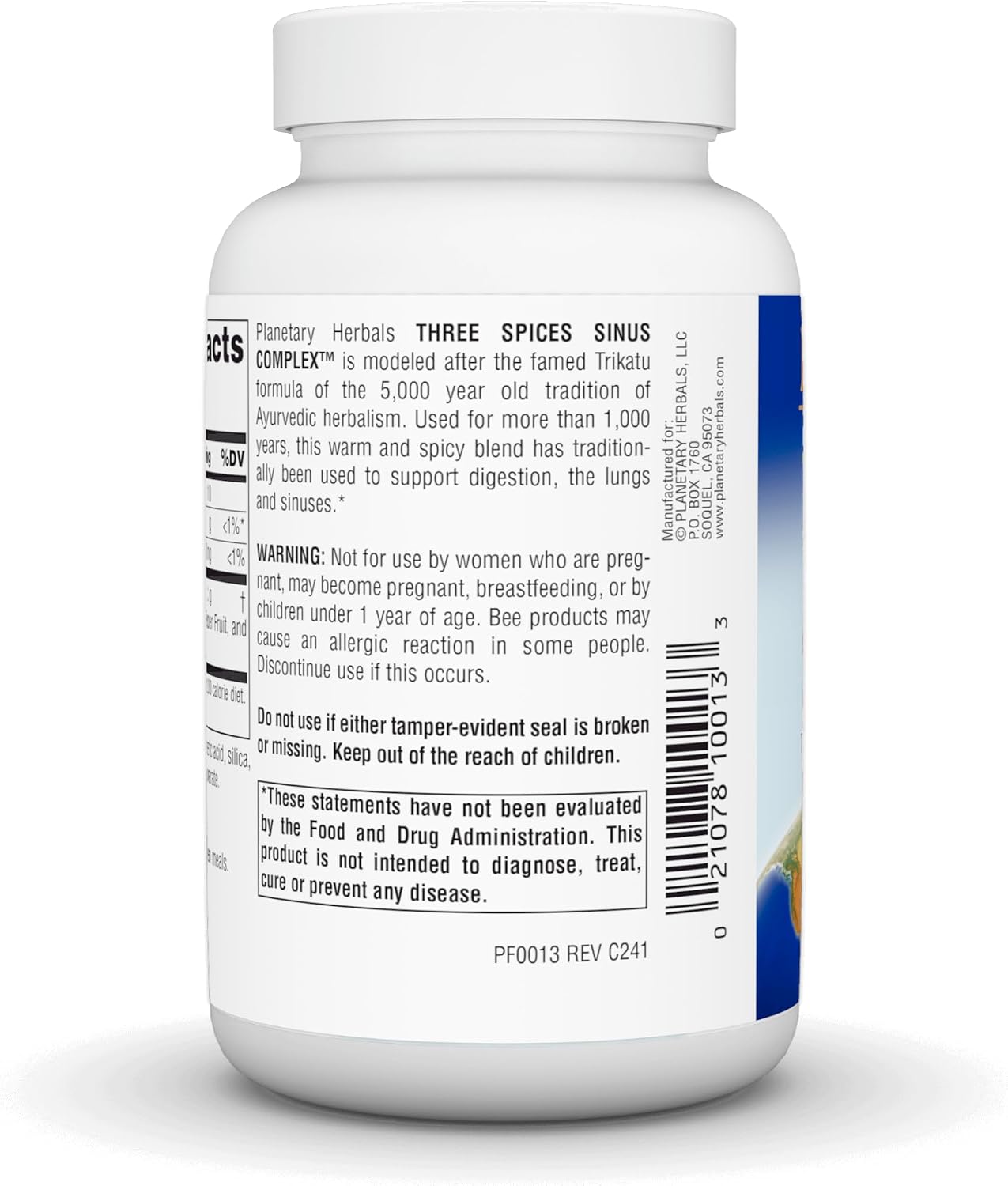 Planetary Herbals Three Spices Sinus Support Tablets - görsel 4