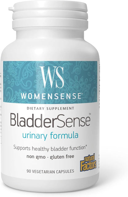 Natural Factors WomenSense BladderSense – Pumpkin Seed Extract for Bladder Function & Urinary Health – 90 Capsules