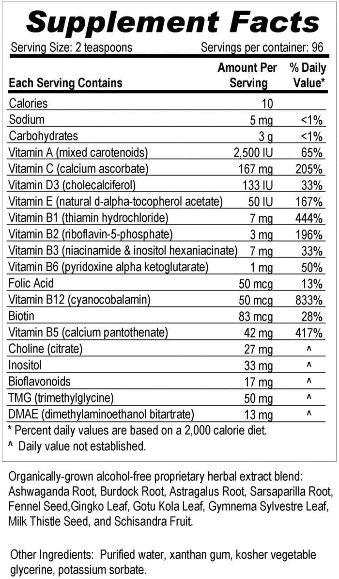BrainChild Nutritionals Spectrum Support II P5P Liquid Supplement - Bio-available B6 with Herbs for Spectrum Support, Lemon and Lime, 473 ml - görsel 1