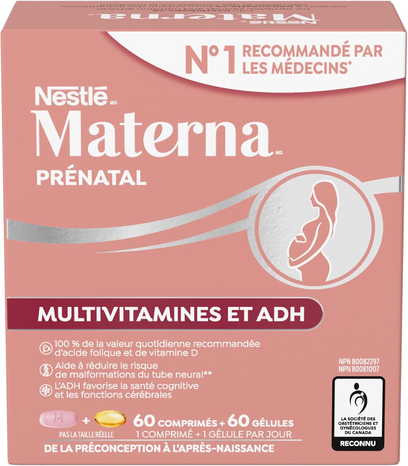Materna Prenatal Multivitamin with DHA - 60 Tablets + 60 Softgels - görsel 2