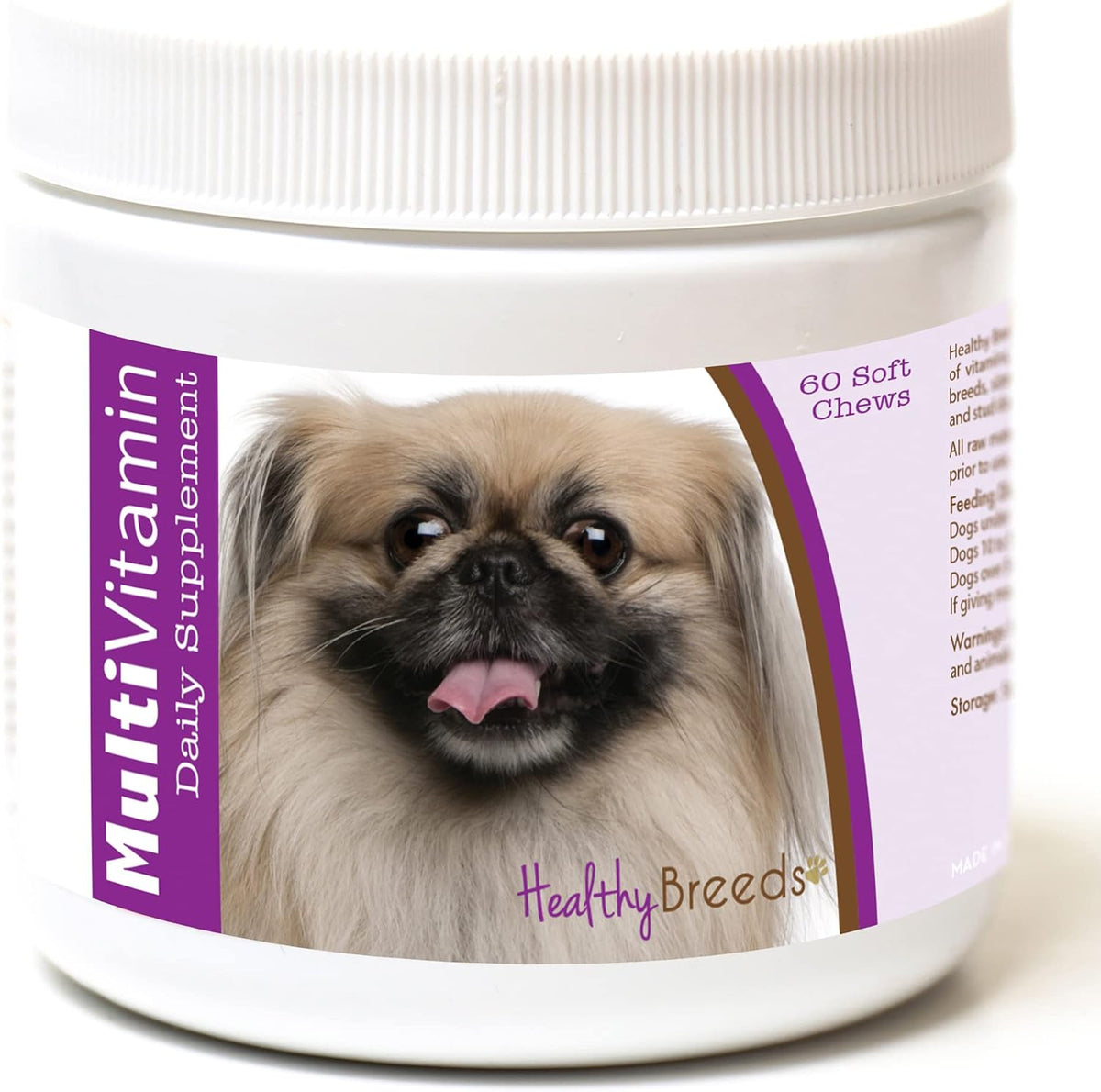Healthy Breeds Pekingese Multivitamin Soft Chews 60 Count - görsel 1