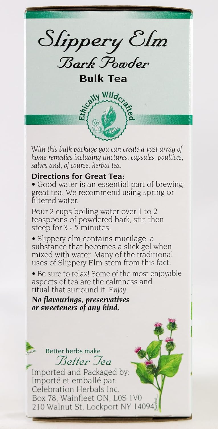 Slippery Elm Bark Powder - Wildcrafted, 65g - görsel 3