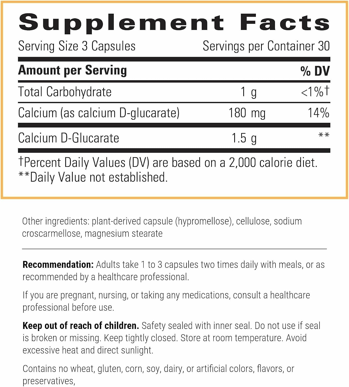 Integrative Therapeutics Calcium D-Glucarate – 90 Capsules - görsel 2