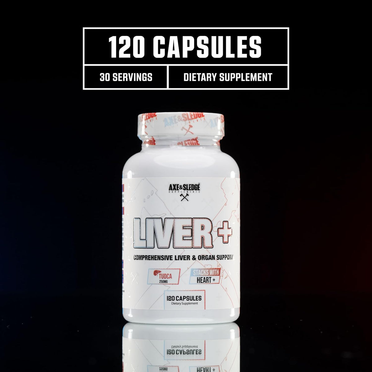 Axe & Sledge Liver+ Supplement - TUDCA, NAC, Milk Thistle - Liver Health & Detox Support (30 Servings) - görsel 4