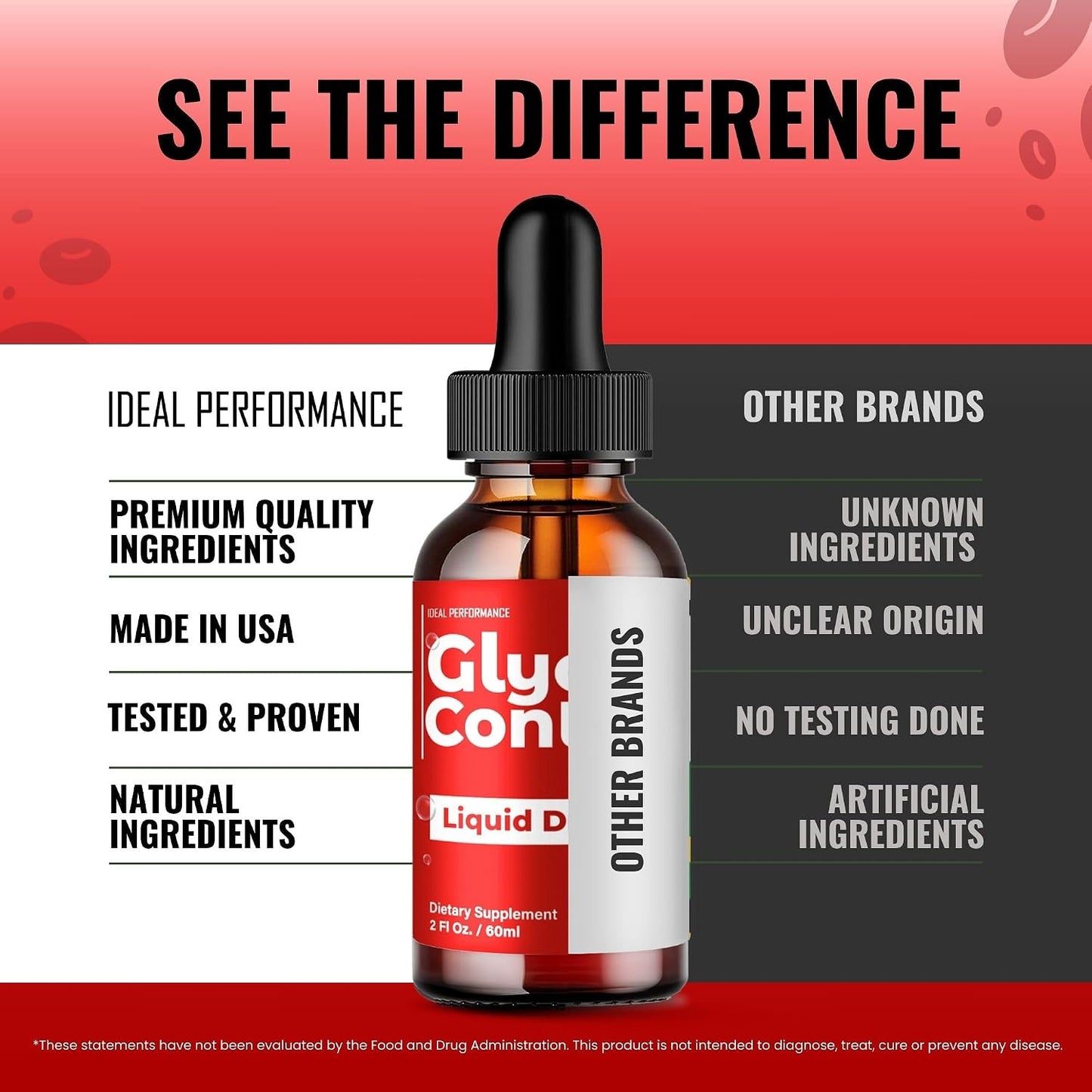 Glyco Control Drops - Extra Strength - All Natural Formula (5 Pack) - görsel 7