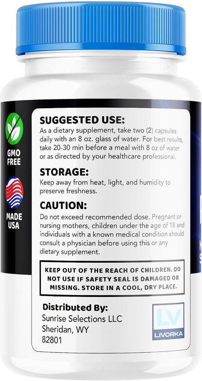 ProNerve6 Advanced Formula – Focus Health Support Food Supplement, 1-Month Supply
