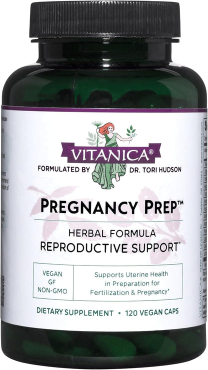 Vitanica Pregnancy Prep - Reproductive System Support, Vegan (120 Capsules)