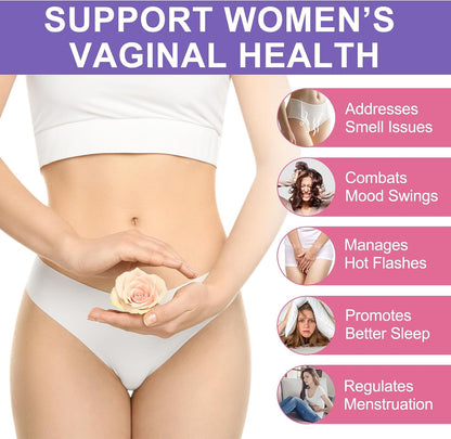 Premium Feminine Balance Gummies - Probiotic Gummies for Vaginal Health, Pineapple Flavour