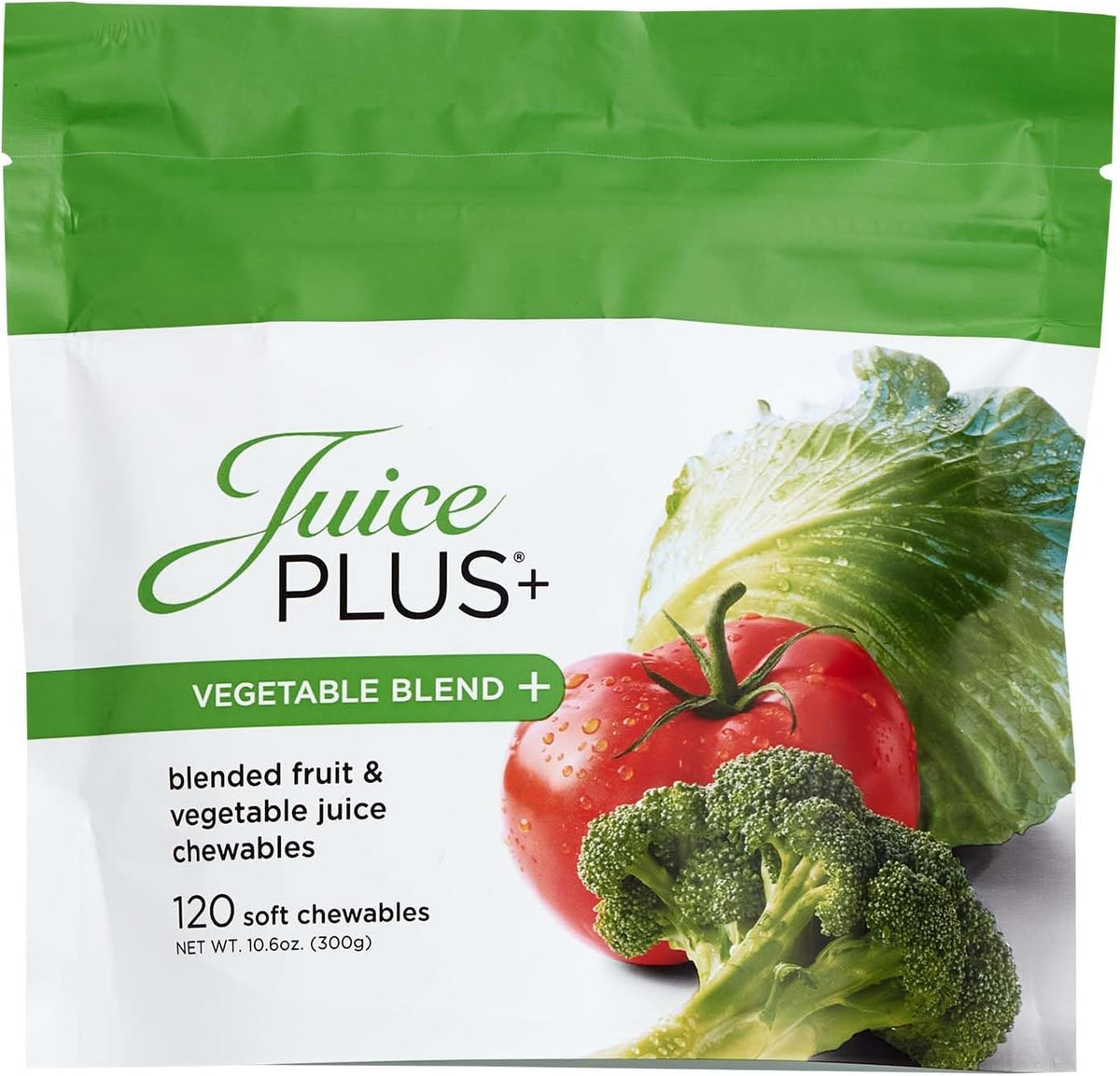JuicePlus+ Vegetable Blend Soft Chews (Chewables) - Delicious Vegan Gummies with 11 Nutrient-Rich Vegetables for Daily Wellness! Boost Intake of Vitamins & More - For Children & Adults - (1-month Supply, 30 Chews) - görsel 1