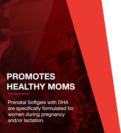 PROTOCOL FOR LIFE BALANCE Pre-Natal Multivitamin with DHA - 250 mg DHA - for Pregnancy & Lactation Support - Halal & Dairy-free - 90 Softgels