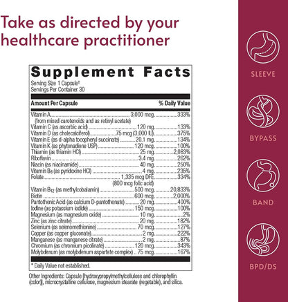 Bariatric Advantage Ultra Solo Without Iron – Once-Daily Multivitamin for Bariatric Patients