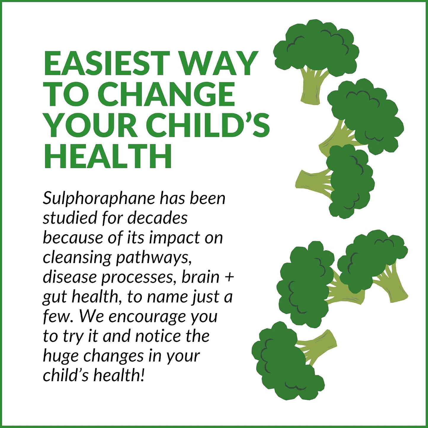 BrocElite Kids - Broccoli Supplement with Naturally Stabilised Sulforaphane - 30 Vegan Capsules - görsel 6