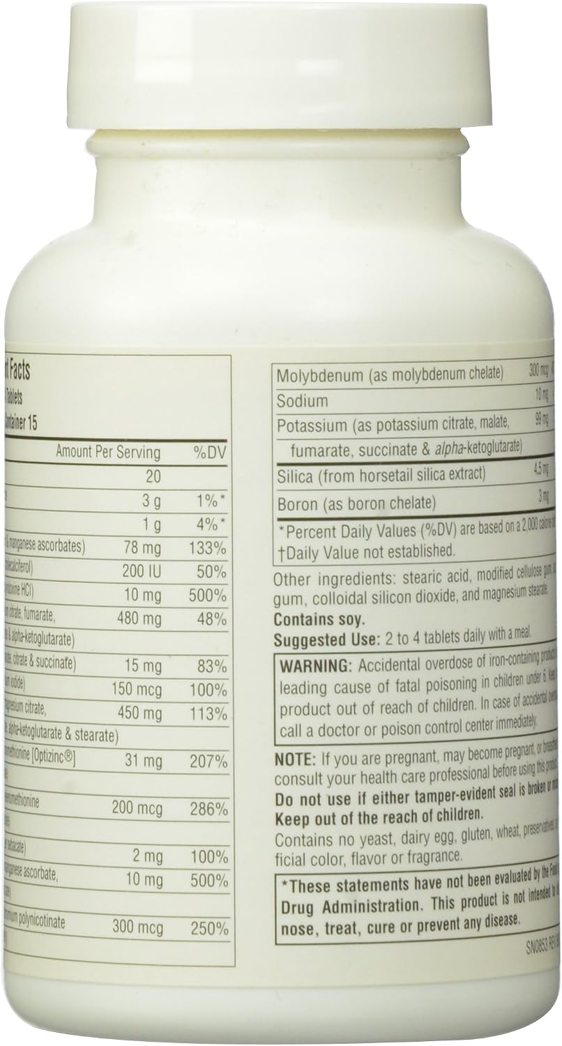 Source Naturals Life Minerals, Krebs Cycle Multi-Mineral Complex, 60 Tablets - görsel 3