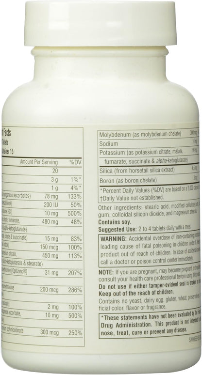 Source Naturals Life Minerals, Krebs Cycle Multi-Mineral Complex, 60 Tablets