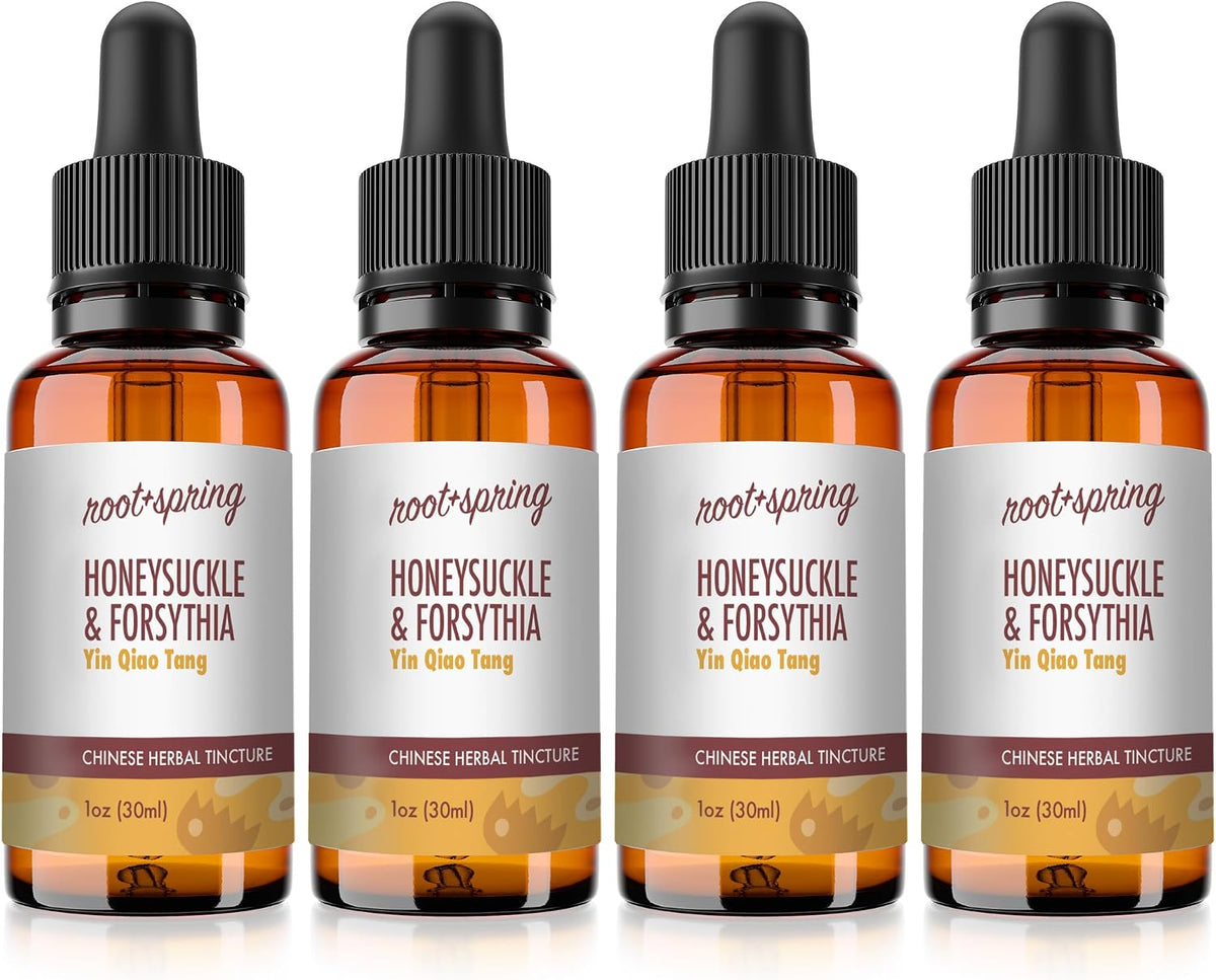 Honeysuckle & Forsythia Yin Qiao Tang Herbal Tincture (30 ml, Pack of 4) - görsel 1
