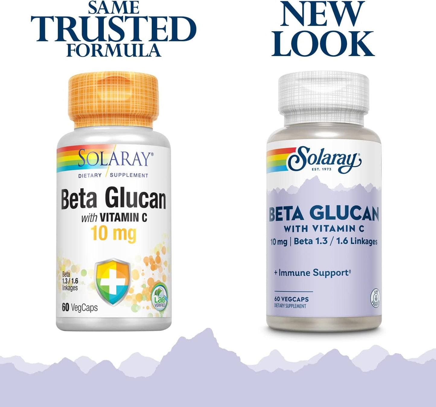 SOLARAY Beta Glucan with Vitamin C – Immune Support – 60 VegCaps - görsel 2