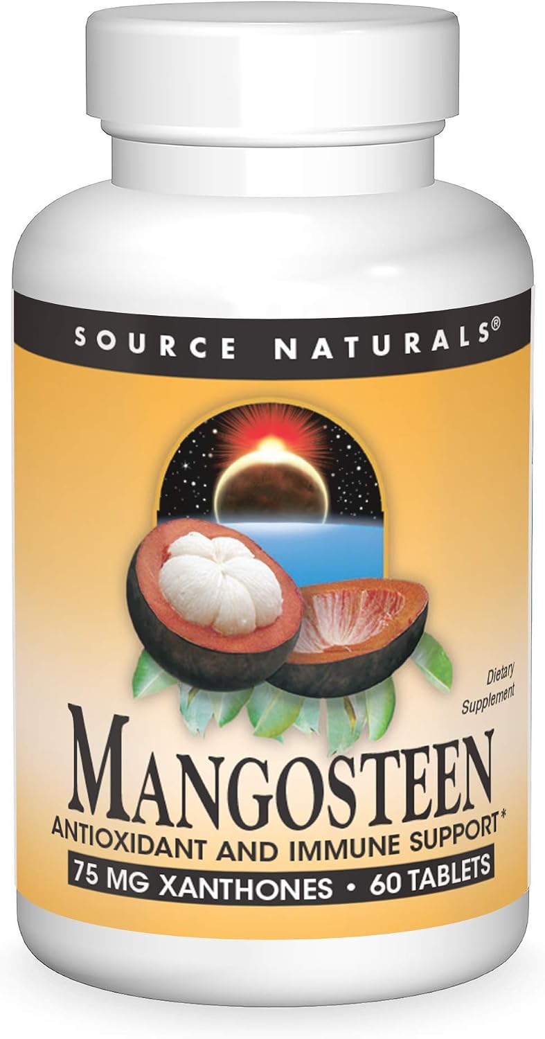 Source Naturals Mangosteen, 75 mg Xanthones - 120 Tablets - görsel 7