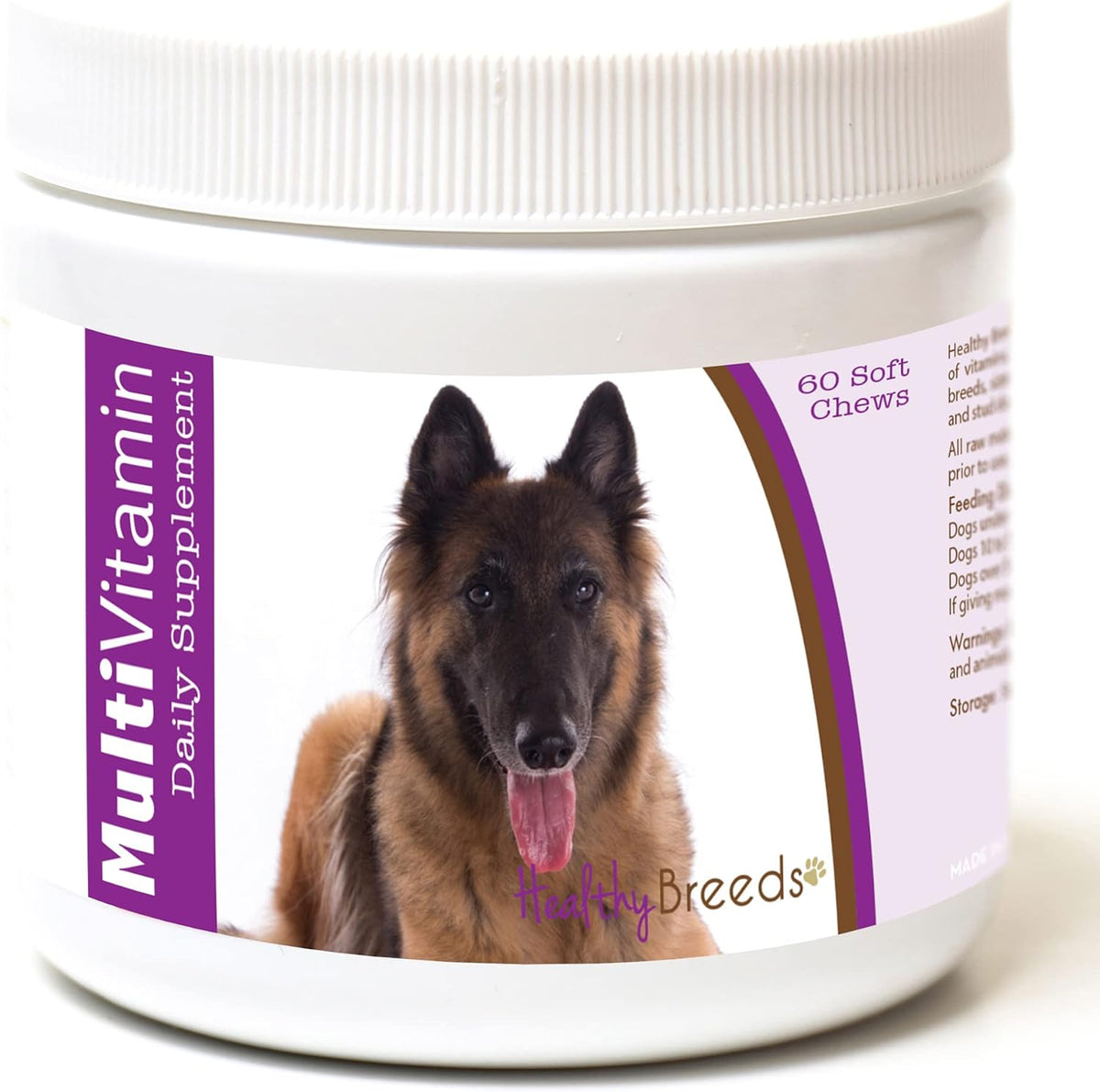 Healthy Breeds Belgian Tervuren Multivitamin Soft Chews, 60 Chews - görsel 1