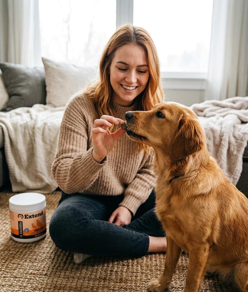 Extend Probiotics for Dogs - Digestive Health, Immune & Allergy Support - 100 Soft Chews - görsel 4