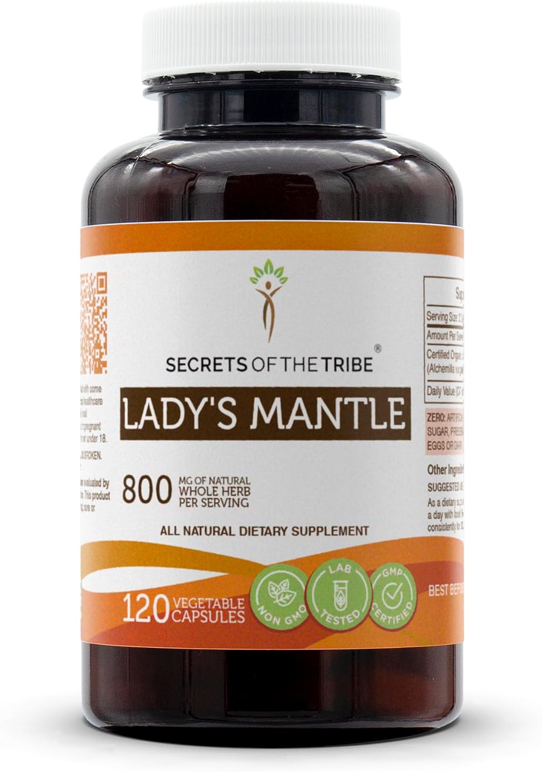Secrets of the Tribe Lady's Mantle - 800 mg, 60 Capsules - görsel 6