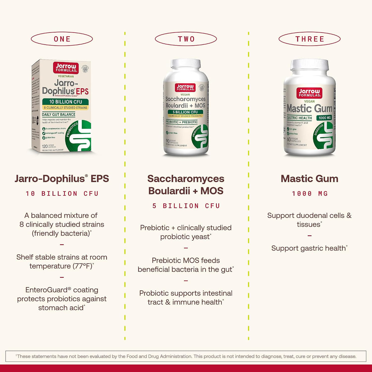 Jarrow Formulae Mastic Gum 1000 mg – 60 Vegetarian Capsules - görsel 5