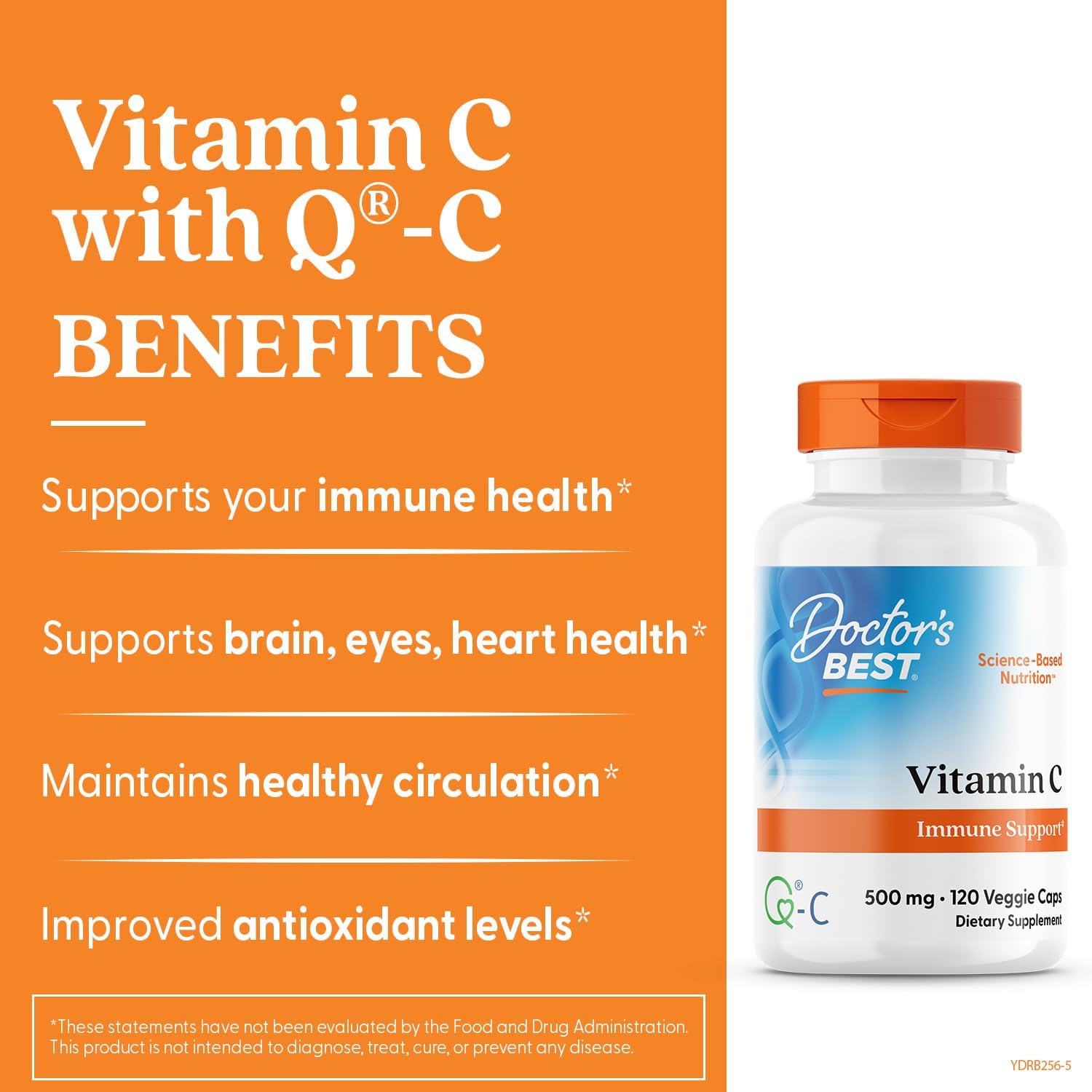 Doctor's Best Vitamin C 500mg, 120 Capsules - görsel 3