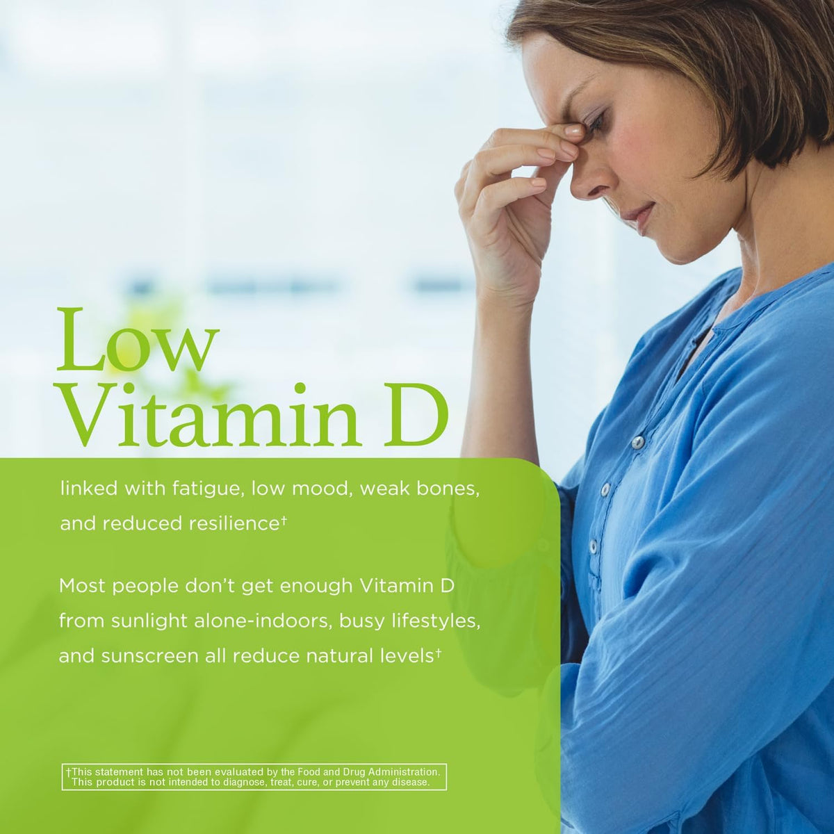 High Potency Vitamin D3 5000 IU – Immune Support & Bone Health, 120 Vegetarian Capsules - görsel 2