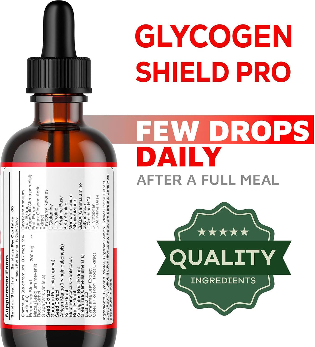 (5 Pack) Glycogen Shield Pro - Glycogen Shield Pro Drops, 5 Bottles for 150 Days - görsel 4
