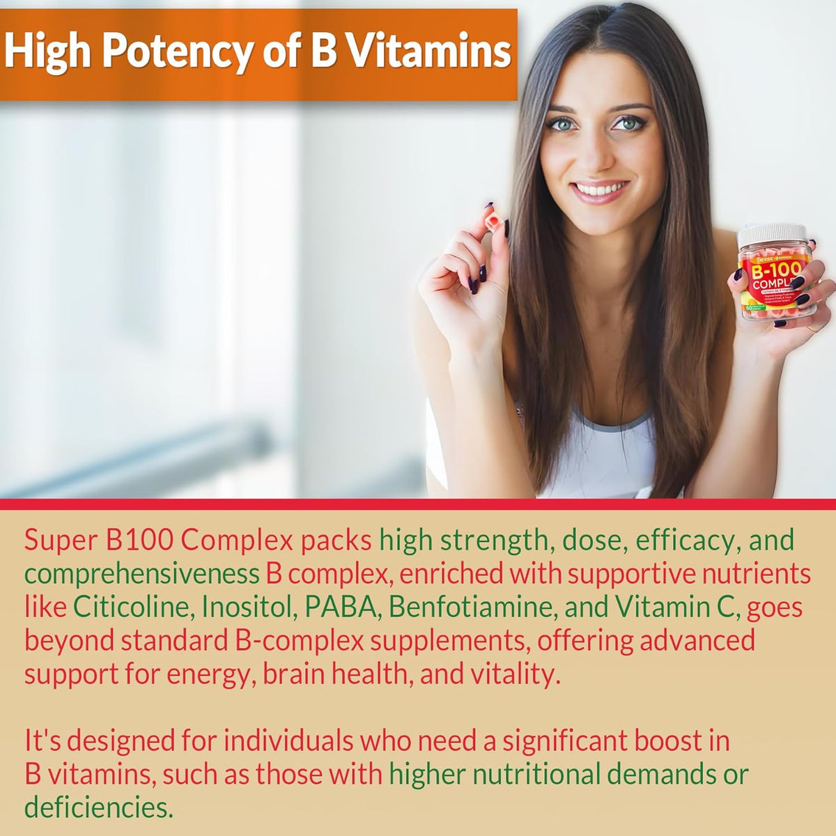 NEVISS Super Vitamin B Complex Gummies - Methylated B Complex (Pack of 2) - görsel 3