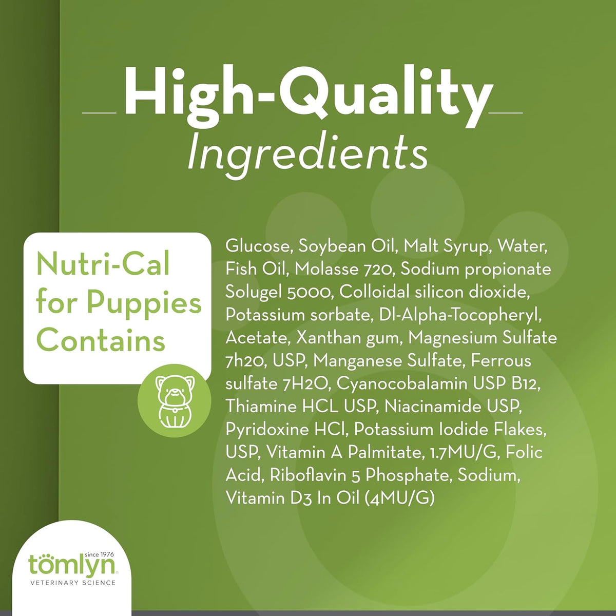 TOMLYN Nutri-Cal Malt-Flavoured High-Calorie Nutritional Gel for Puppies (120g, 3-Pack) - görsel 4