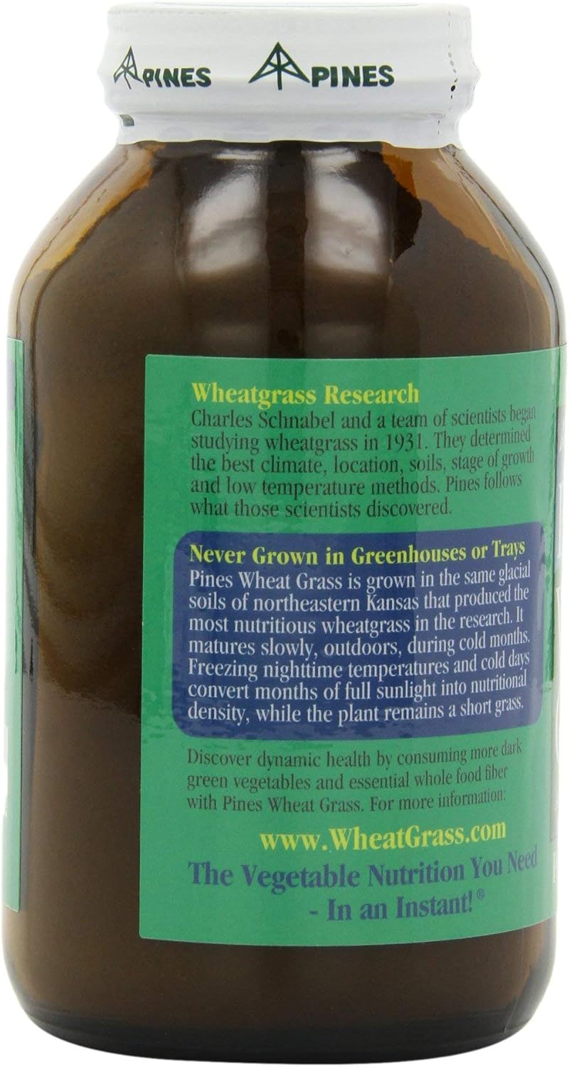 Pines International Wheatgrass Powder - Organic, 283 g - görsel 5
