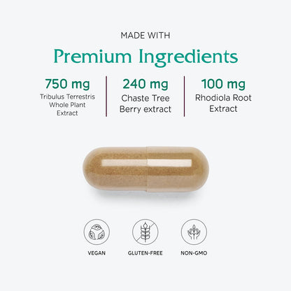 Vitanica Pregnancy Prep - Reproductive Support - Vegan, 120 Capsules