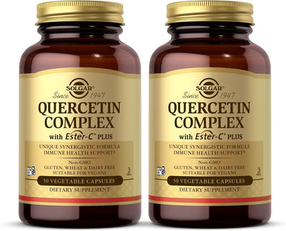 Solgar Quercetin Complex with Ester-C Plus - 50 Vegetable Capsules