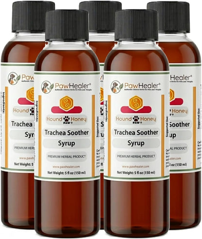 PawHealer Trachea Soother Syrup for Dogs - Hound Honey, 150 ml (Pack of 5)