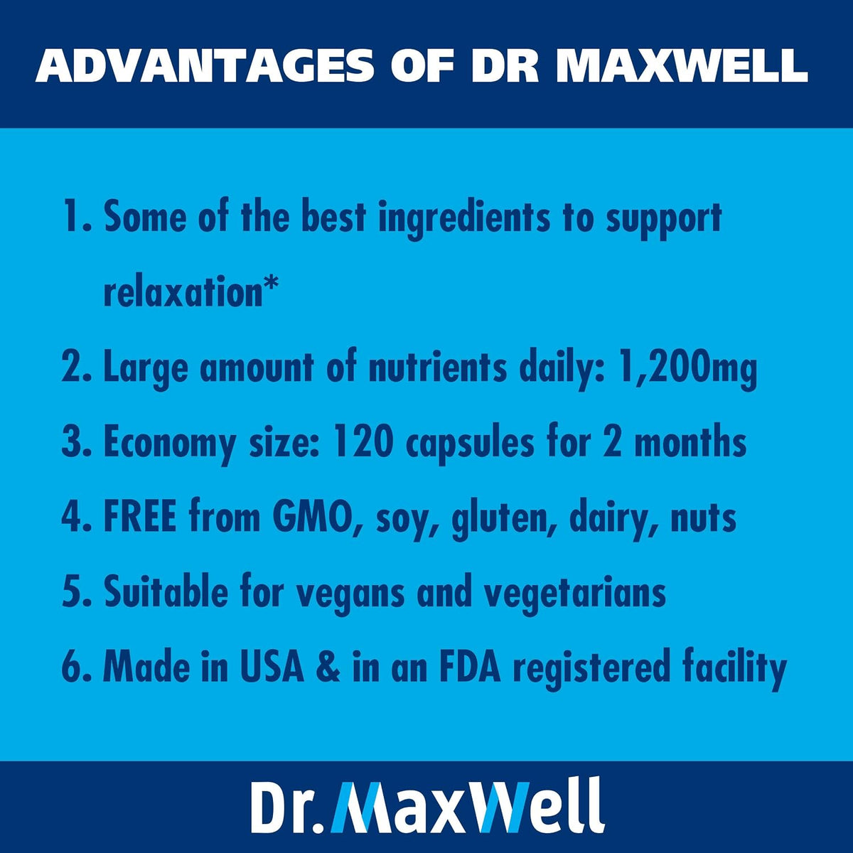 Dr. Maxwell Cortisol Manager Supplement – 120 Capsules - görsel 4