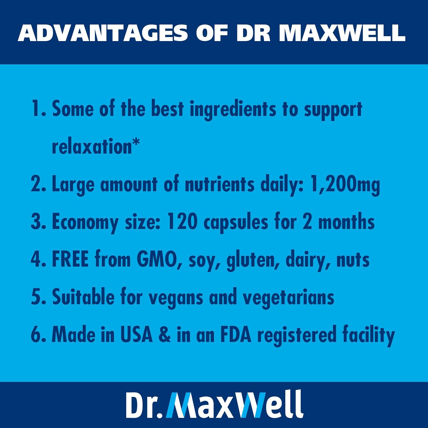 Dr. Maxwell Cortisol Manager Supplement – 120 Capsules - görsel 4