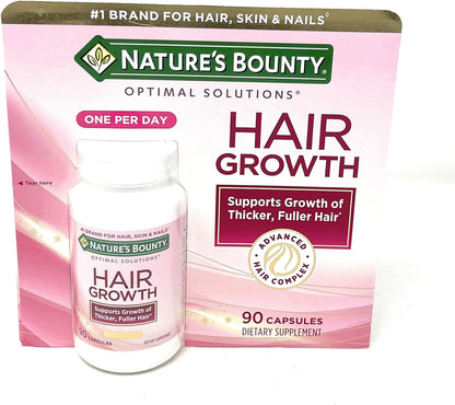 Nature's Bounty Hair Growth Supplement, 90 Capsules