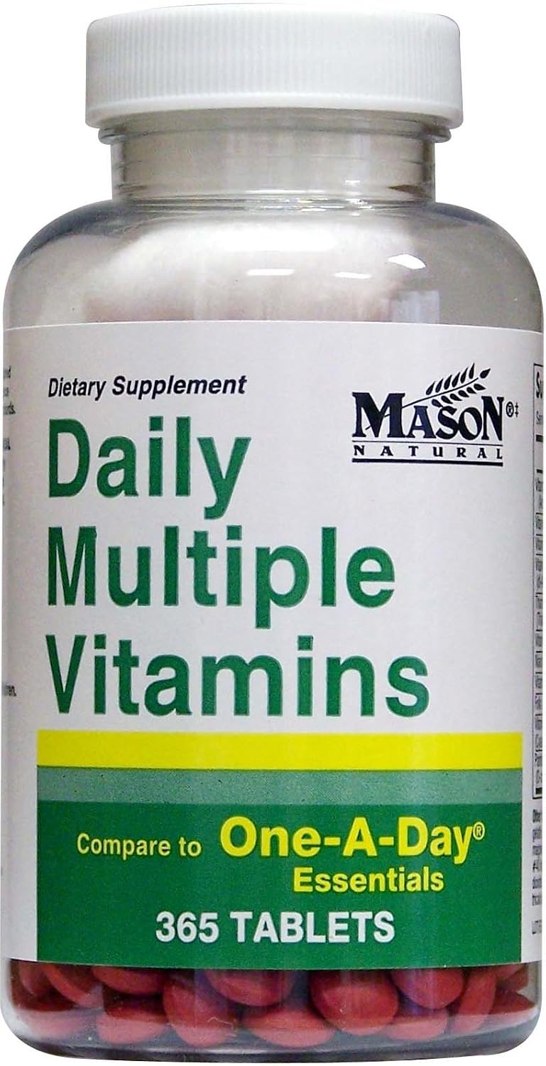 Mason Natural Daily Multiple Multivitamin and Multimineral Supplement, 365 Tablets (Pack of 2) - görsel 2