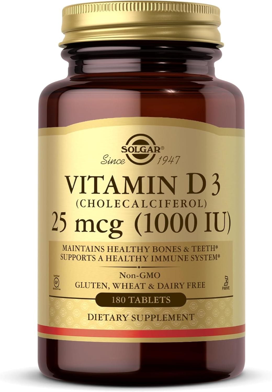 Solgar Vitamin D3 (Cholecalciferol) 55 mcg (2200 IU), 100 Vegetable Capsules - görsel 6