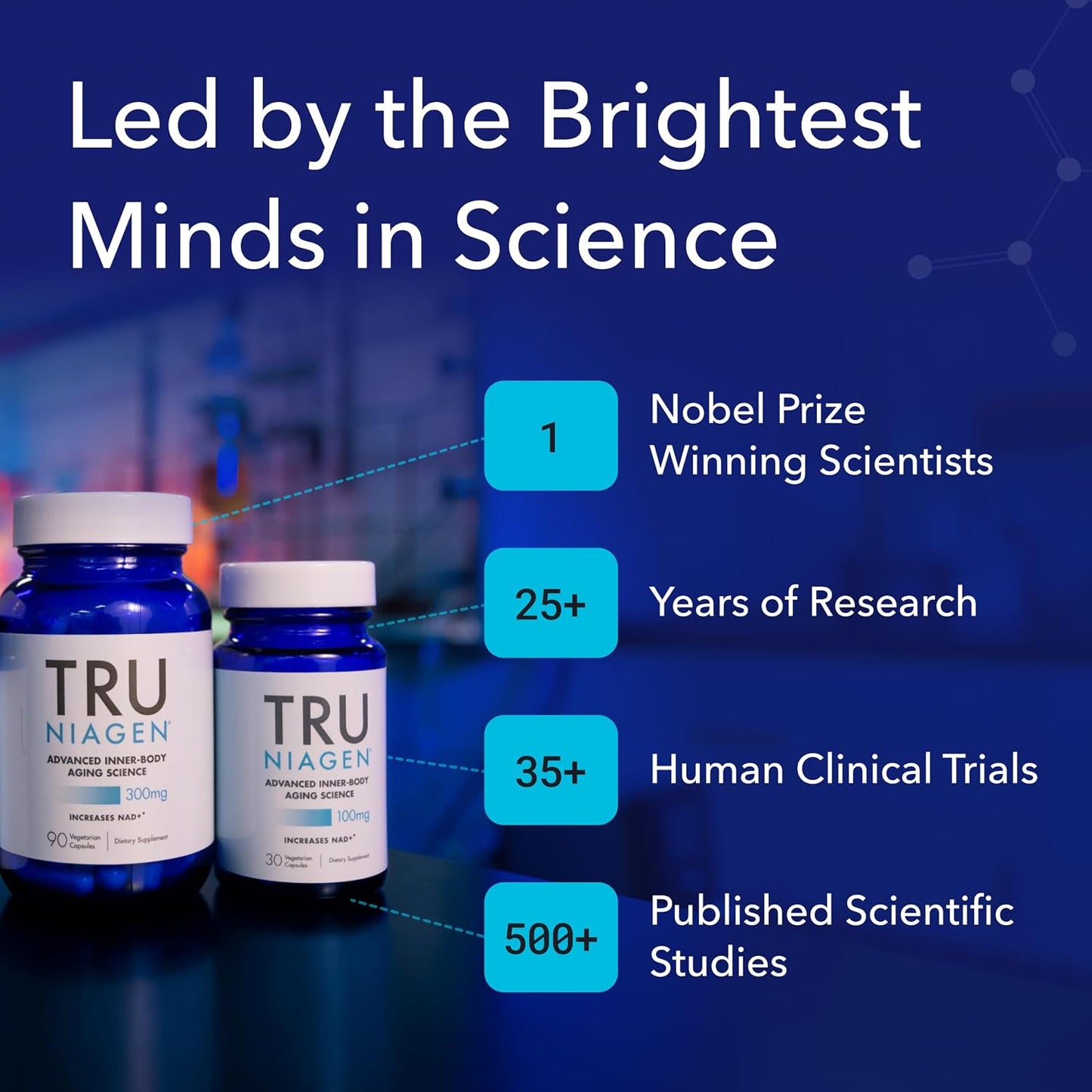 TRU NIAGEN Patented NAD+ Supplement – 300mg Nicotinamide Riboside, 60 Servings - görsel 6