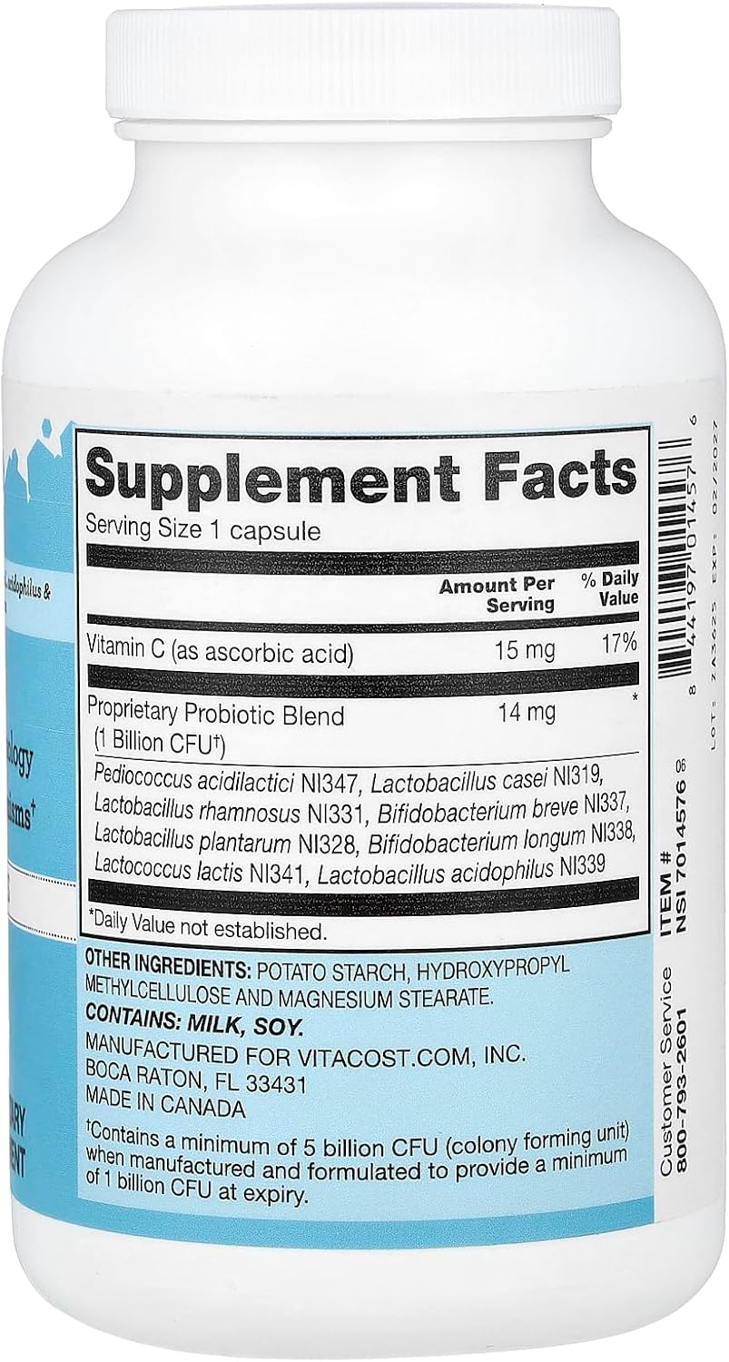 Vitacost Probiotic 8-5, 240 Capsules - görsel 2