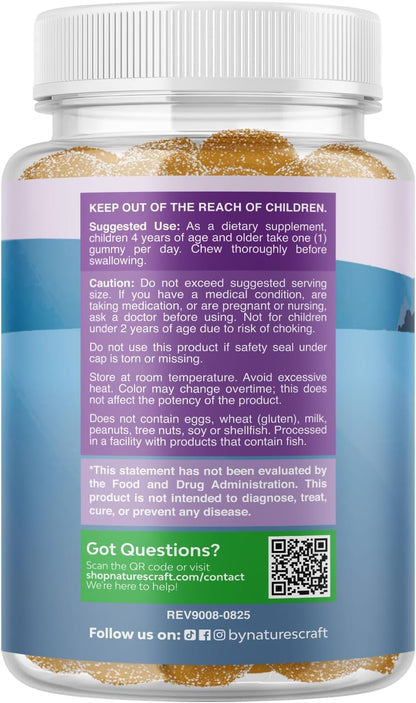 Children's Immunity Support Gummies – Vitamin C, Zinc & Echinacea Immune Booster