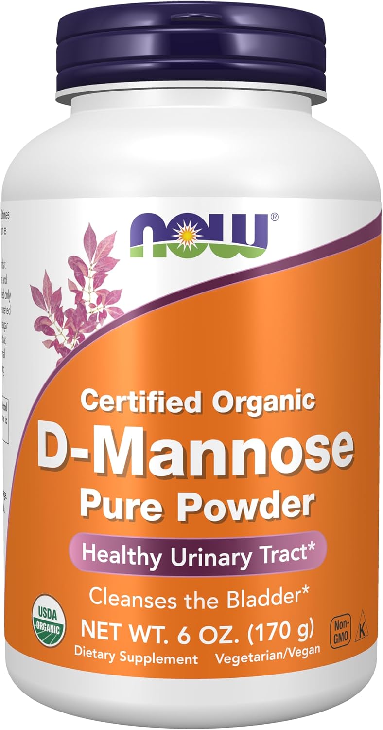 NOW Foods D-Mannose Powder, Non-GMO, 170g - görsel 1
